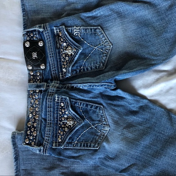 Miss Me studded jeans boot cut jeans - Picture 2 of 6